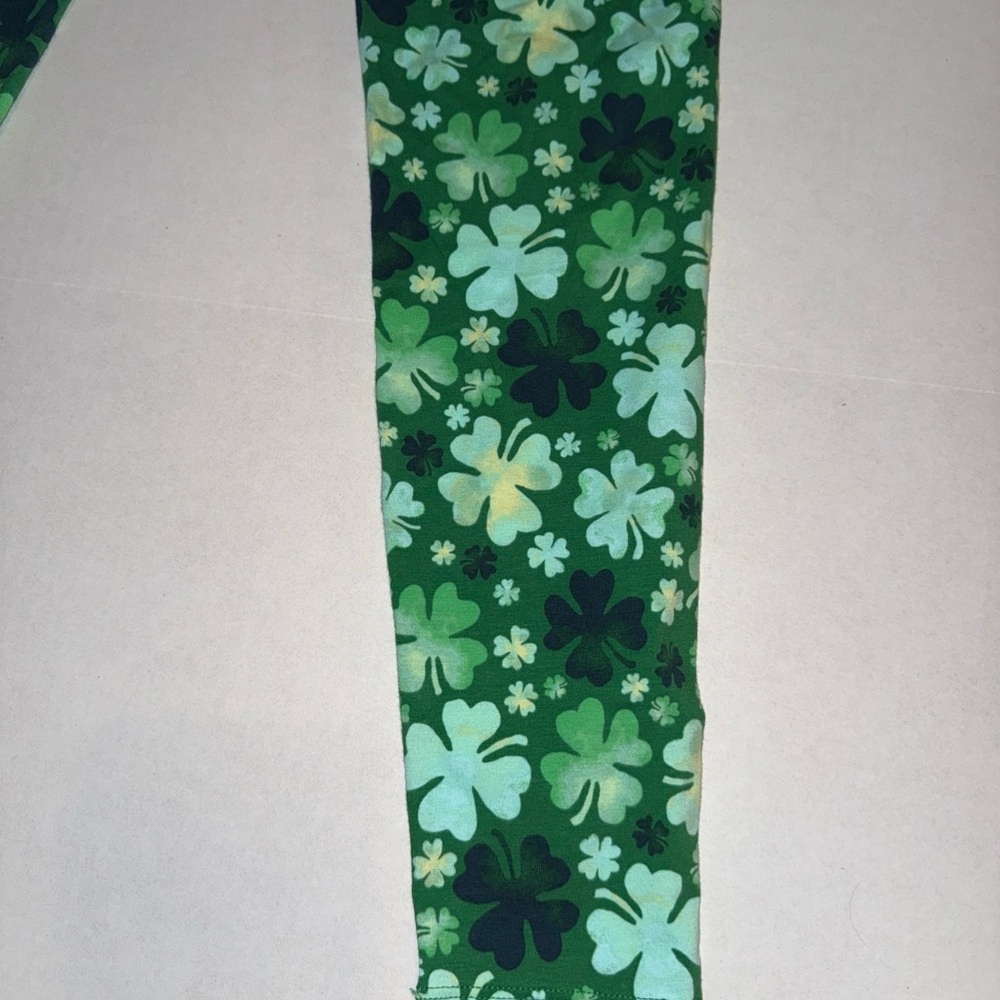 No Boundaries Women’s St Patricks Shamrock High Rise Ankle Leggings New S (4-6) - Picture 8 of 11